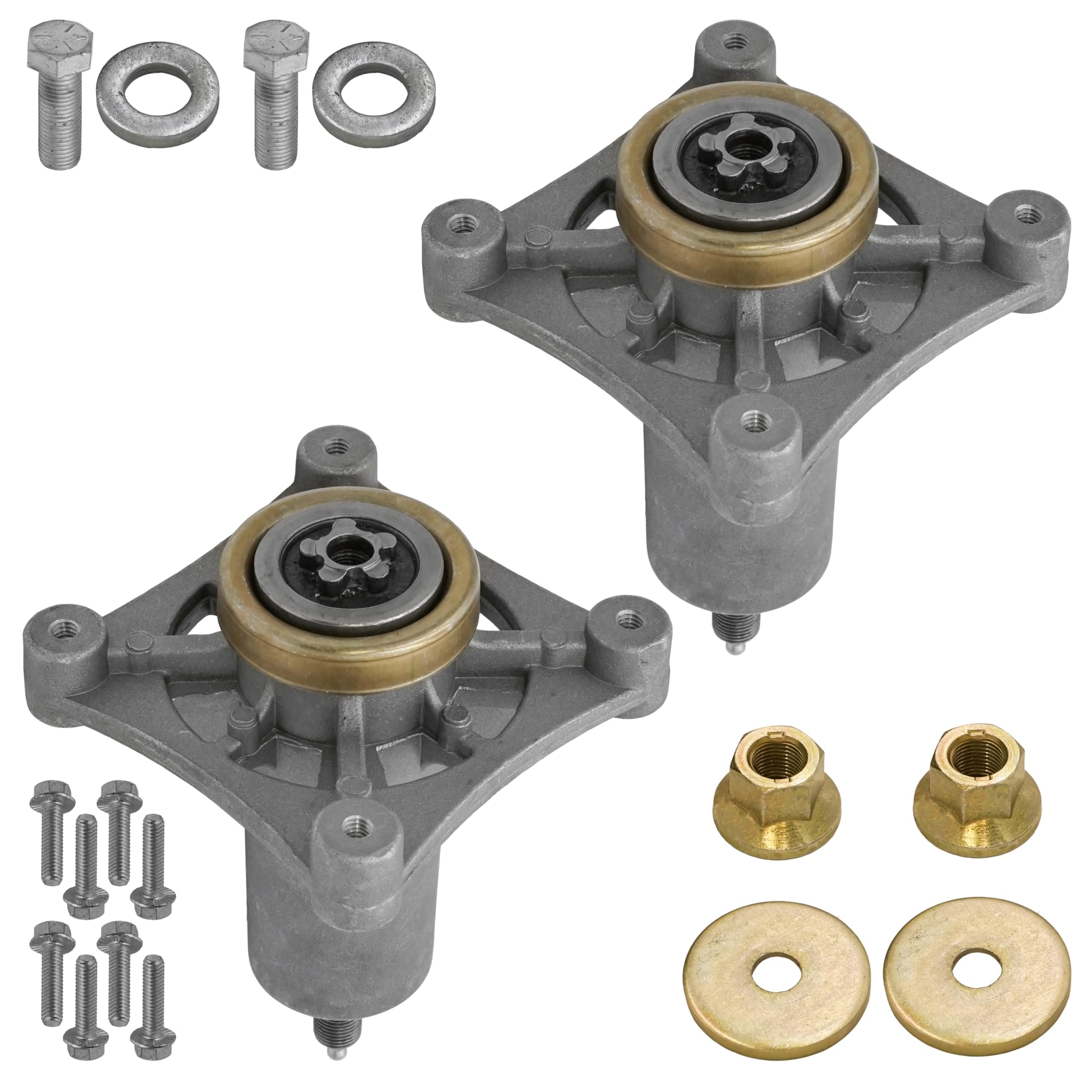 Amazon.com : Caltric 2 Spindle Assembly Compatible with Husqvarna